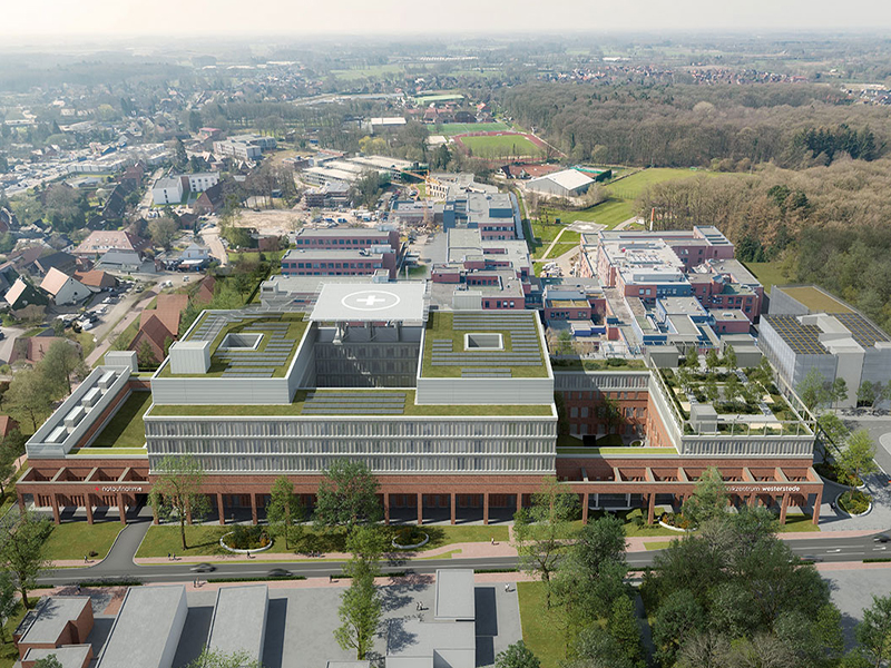 Westerstede Klinik Merkezi Yeni Sağlık Kampüsü Yapımı