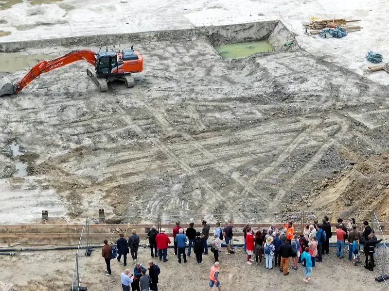 Rostock Yeni Halk Tiyatrosu Genişletilmiş Kaba İnşaat Projesi