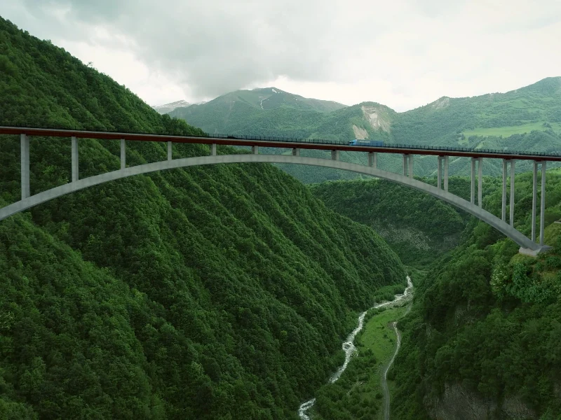 Kvesheti–Kobi Uluslararası Karayolu ve Tünel Projesi