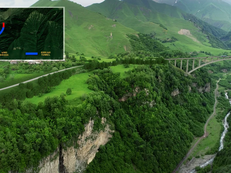 Kvesheti–Kobi Uluslararası Karayolu ve Tünel Projesi