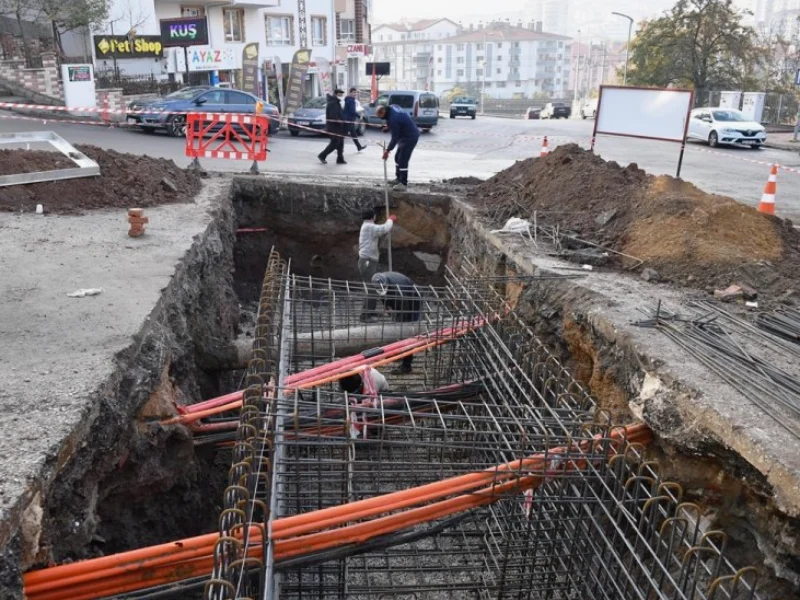 Ankara İli İncek Mahallesi Atıksu ve Yağmursuyu Hatları Yapım Projesi